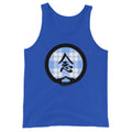 Mindfulness with Dhyana Mudra - on Light Blue Plaid (avail. in 3 colors)