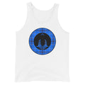 Buddha on Blue Plaid4 (avail. in 4 colors)