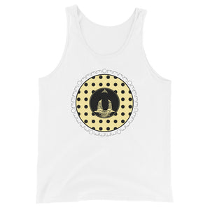 OM Buddha-Yellow with Black Polka Dots (avail. in 2 colors)